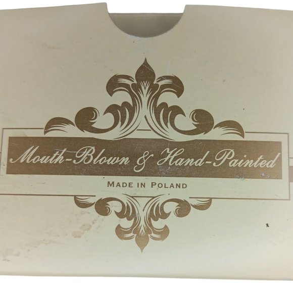 Impuls Yorshire Terrier Christmas Ornament Blown Glass Handpainted - Picture 6 of 12